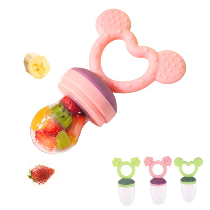 Silicone bebê fruta alimentador alimentador chupeta, criança infantil dentição teether brinquedo